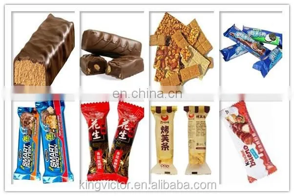 Nitrogen flushing automatic granola bar packaging machine