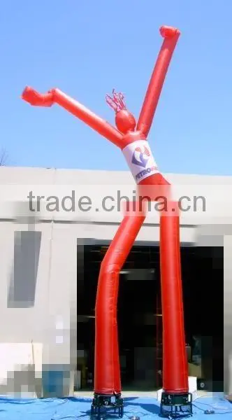 custom 2 legs inflatable advertising groove sky man