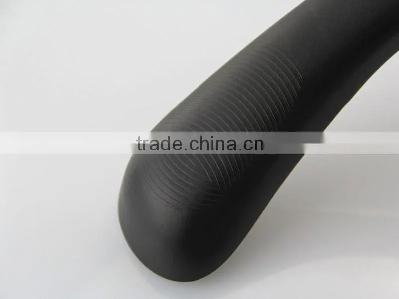 IMY-465 black thick plastic hanger for fur coat