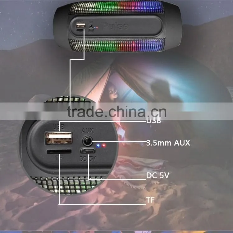 2016 New Products For Party Essential And Outdoor Functional Wireless Bluetooth Speaker With LED Light