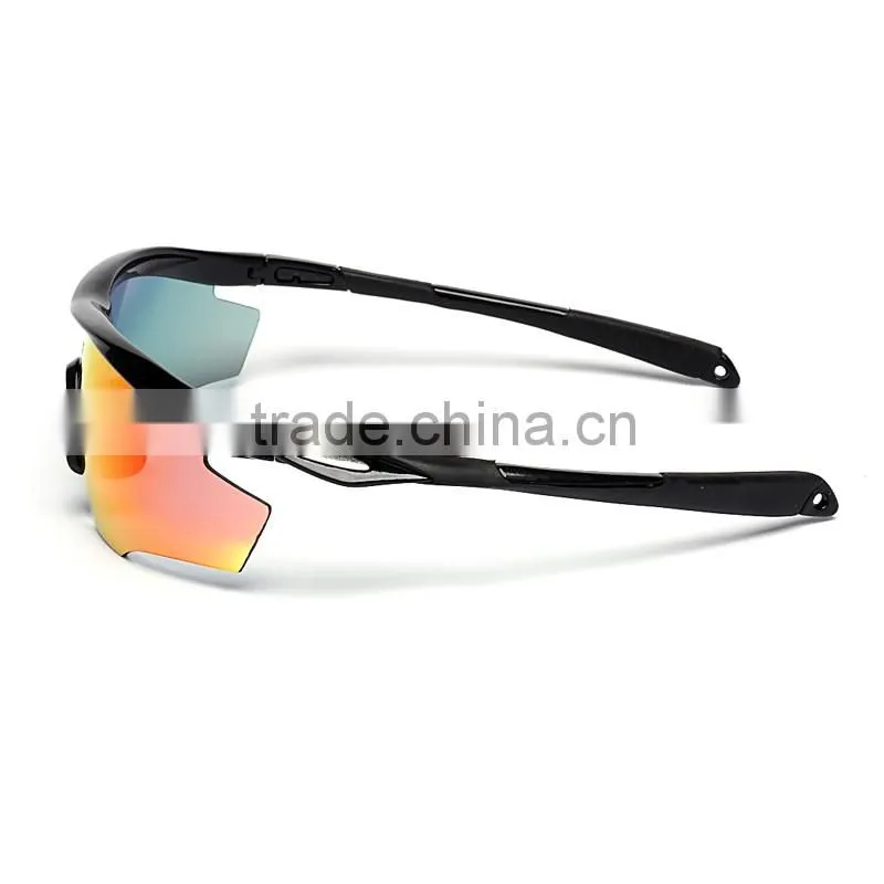 Univeral fit unisex sports inspired design anti fog performance safety eyewear