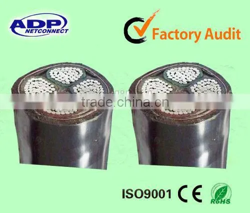 0.6/1KV XLPE Insulation PVC Sheath YJLV Electric/Power Cable