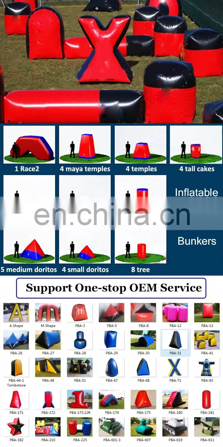 Paintball Inflatable Bunkers Barriers Inflatable Air Bunker Paintball