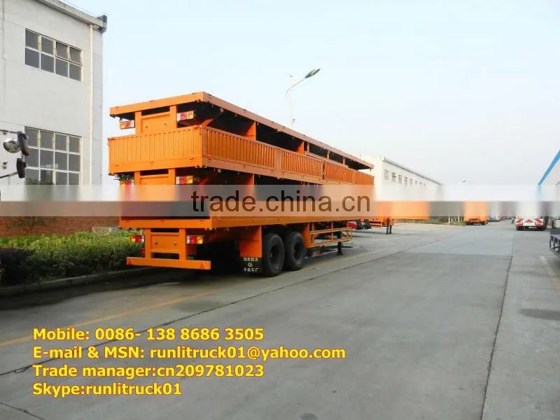 low bed semi trailer