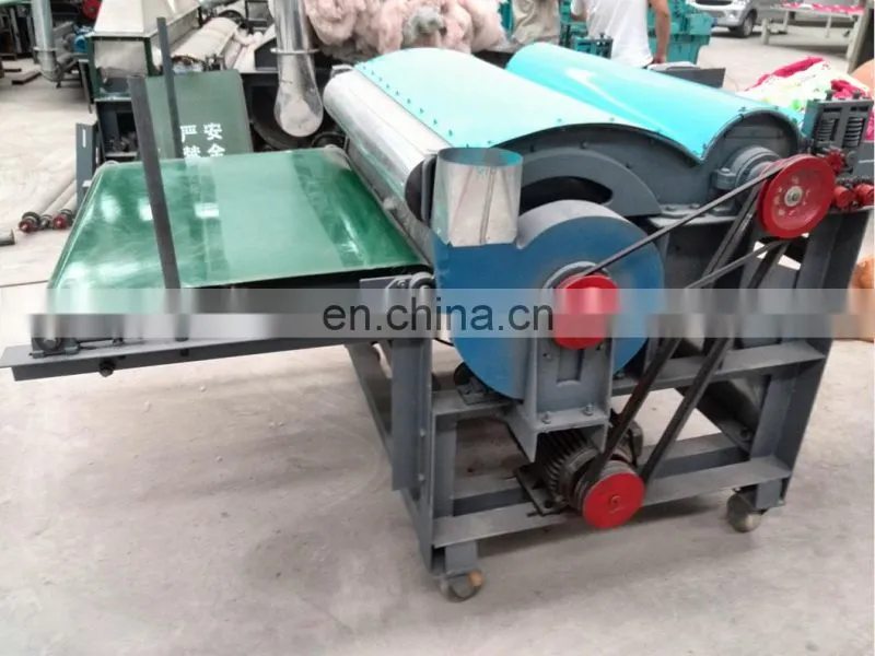 cotton yarn waste recycling machine small cotton processing machine cotton waste cleaning machine