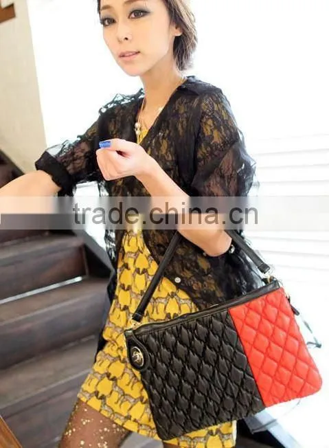 2012 office lady taiwan designer pu leather handbags