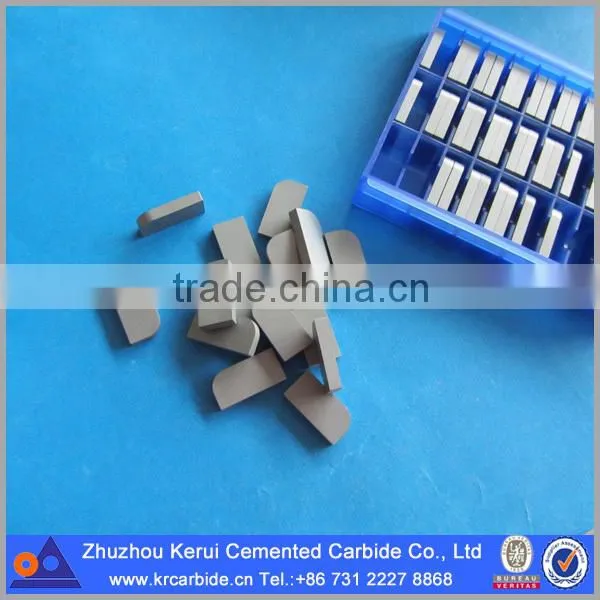 OEM T15K6/T5K10 brazed carbide tips for turning tools with good wear resistance