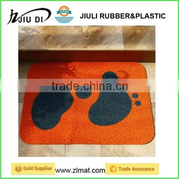 Hot sale anti slip pvc door mat with many patterns