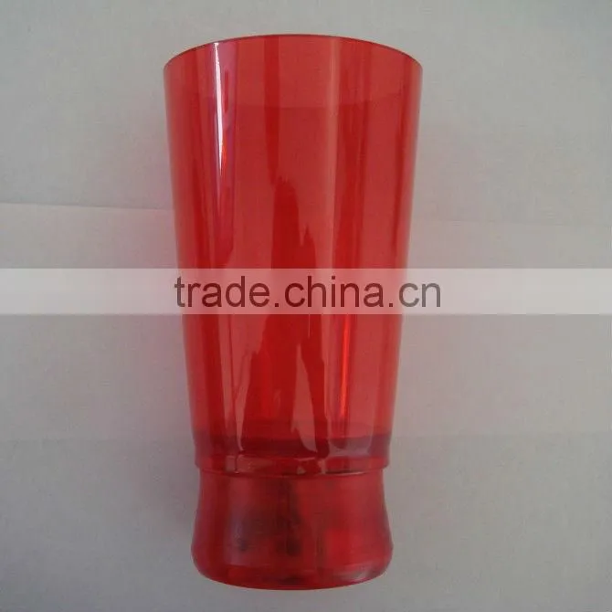 2015 LED flashing cup with logo , 12oz led plastic cup,led glowing cup
