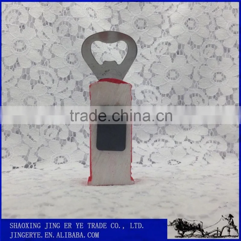 resin red telephone booth design bottle opener