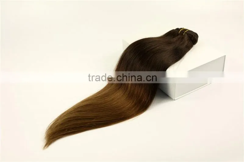 Virgin Asian ombre bundles two tone human hair weave