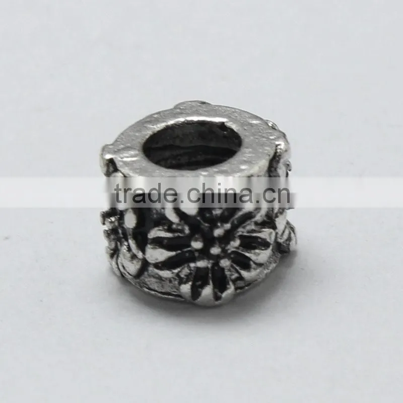 Pdora Jewelry Accessories Common Bombax Flower Hanging and Slider DIY Zinc Alloy Beads