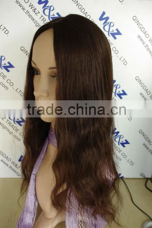 Injection silky top hair jewish wig