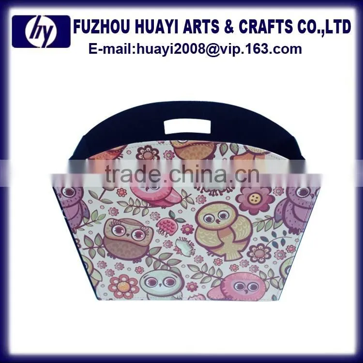 Vintage PU Storage Basket Sundries Basket 2016