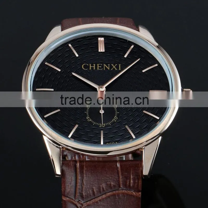 Wholesale Competitive Dress Couple Watches Set Quartz Leather Watch WA062