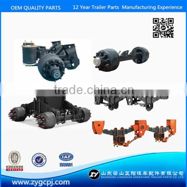 Top quality semi trailer parts suspension parts leaf spring underslung suspension