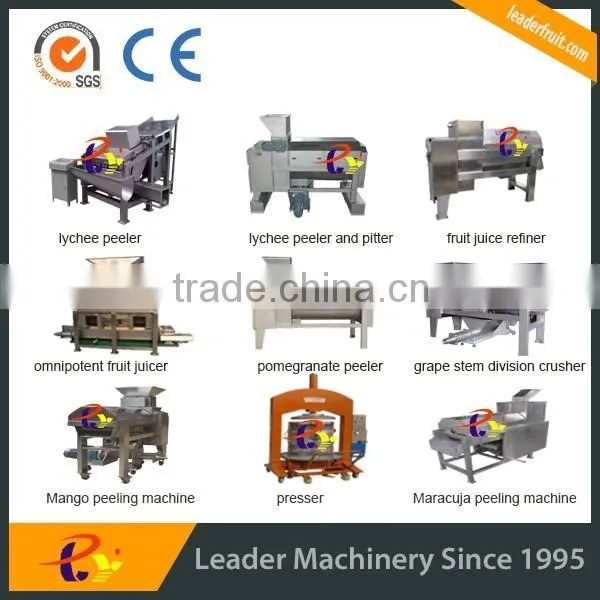 Leader large capacity and high peeling rate litchi skin separater machine