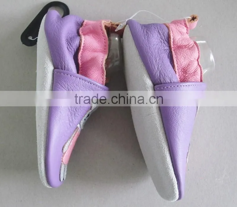 2016 fancy baby girl purple shoes
