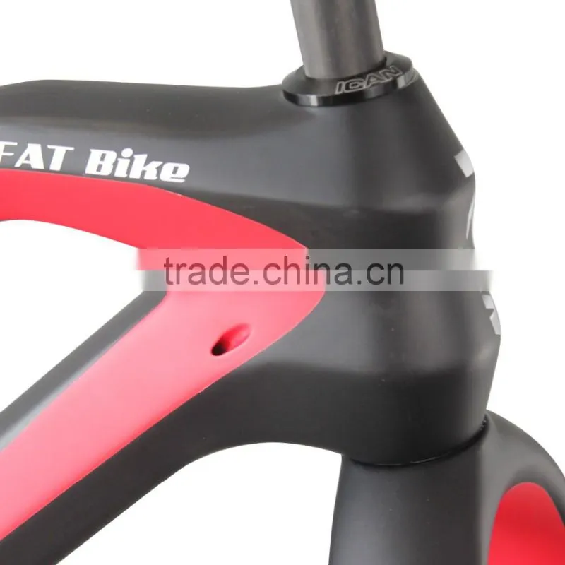Newest 26ER carbon mountain fatbike frame fat bicycle frame SN02 BB100mm rear 190mm