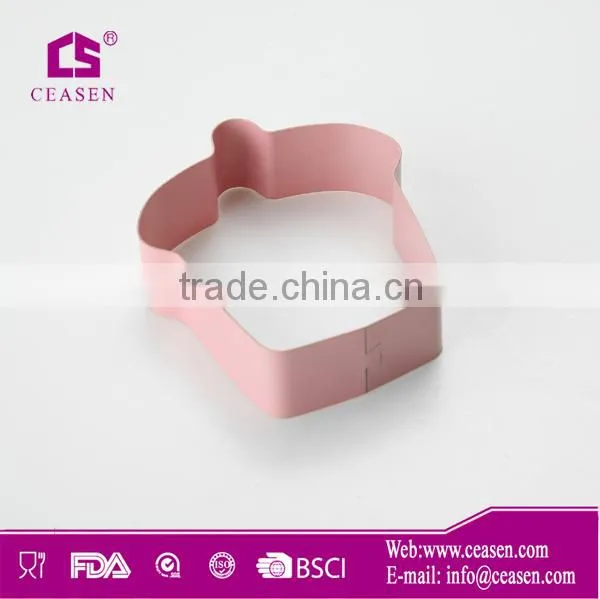 lovely Bear shape metal with nonstick painting cookie cutter/cake mould