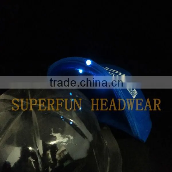 buy 2013 year lowest price 3LED lights built in visor brim caps