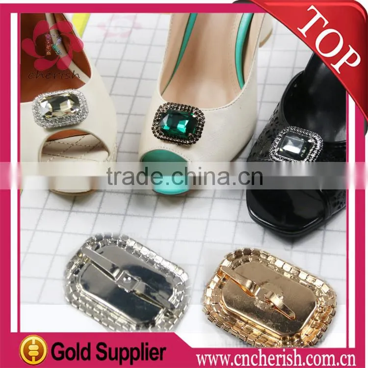 hot sale high quality rhinestone accessories shoe buckles