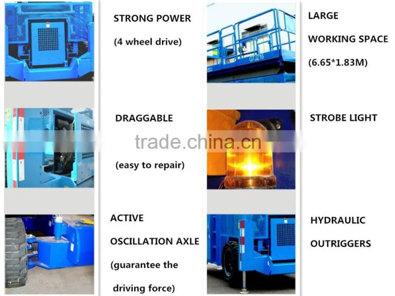 13m skyjack scissor platform lift