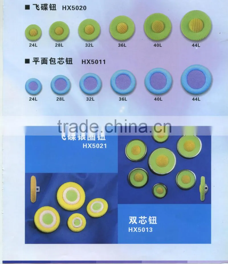 Fabric Covered Shank Button --- F1557