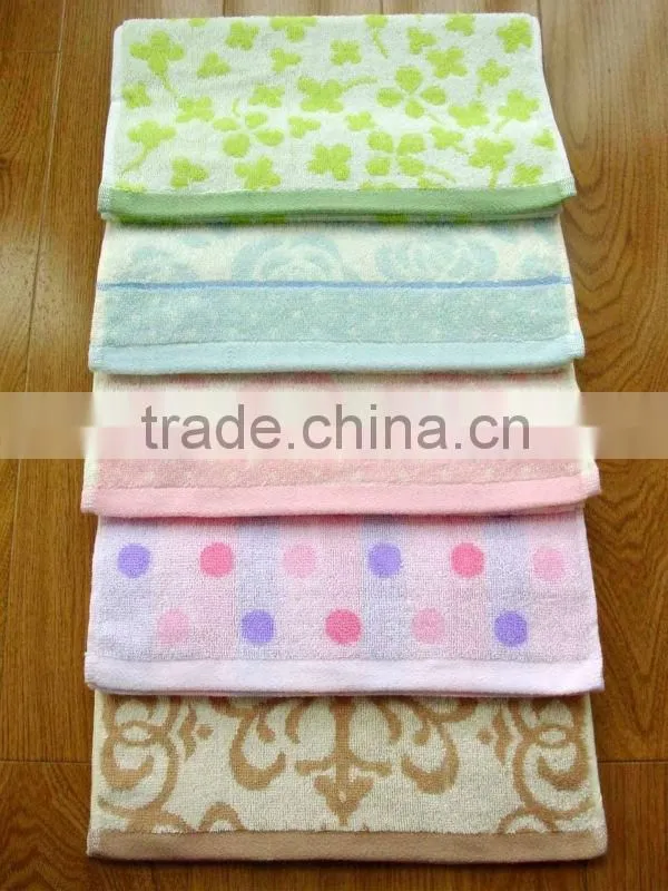 China new products 100% Cotton Towel Sets, decoration face towel sets