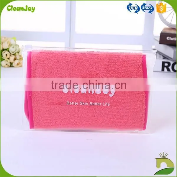 microfiber glove 100% polyester lovely cat ear makeup mitt