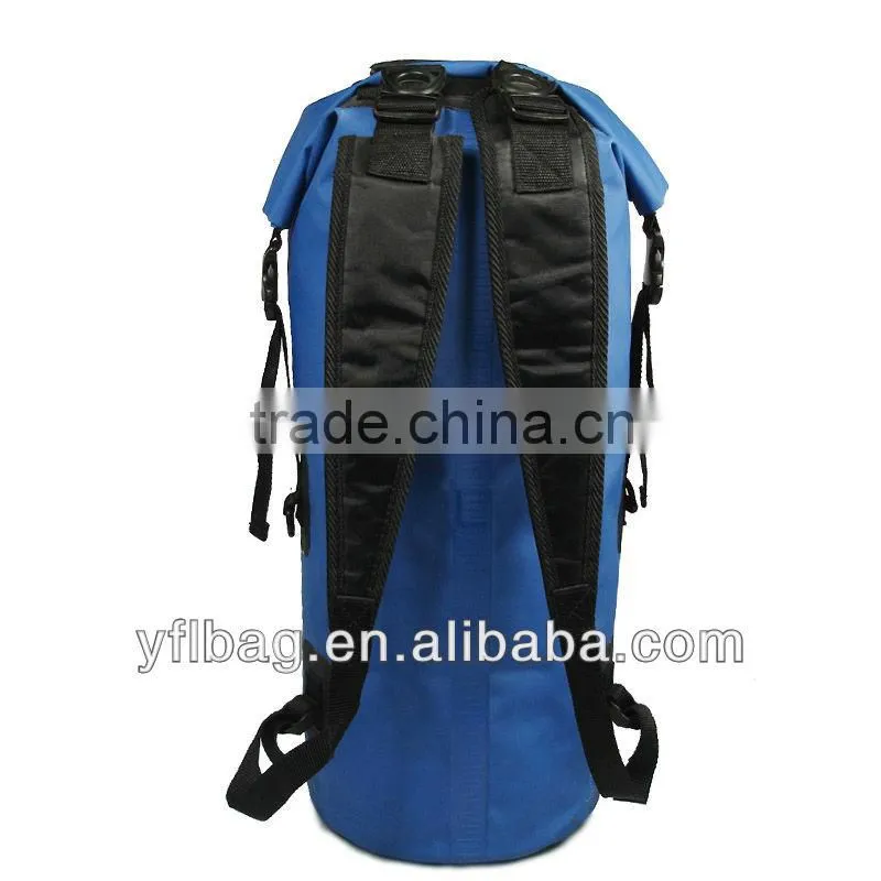 25L TPU PVC cylinder outdoor roll top waterproof backpack