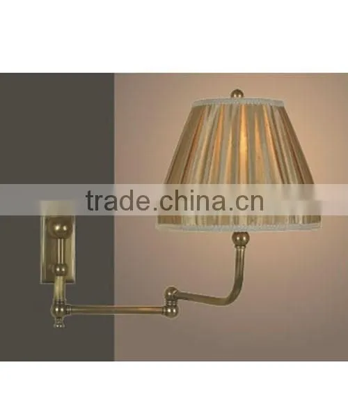 swing brass wall lamp for living room/hotel WL582