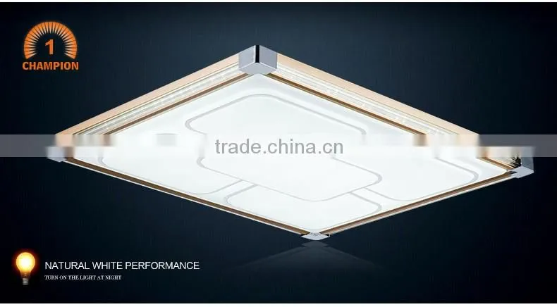 Modern led flush mount ceiling light golden color for residential