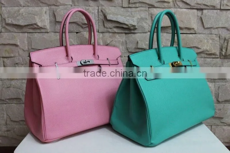 Ladies Wholesale Handbag European Style Genuine Leather Handbag