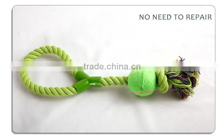 pet toys for dog chew with pastle recycle rope in high quality