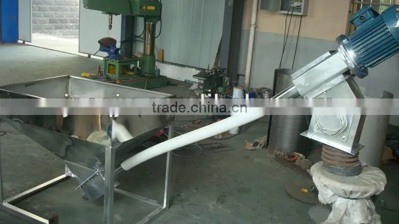 automatic flexible auger conveyor for pvc