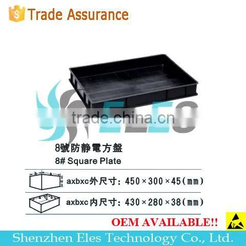 530*370*205mm size corflute plastic box made in China