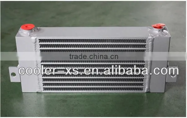 aluminum air cooler, charge air cooler, piston screw compressor cooler,aftercooler