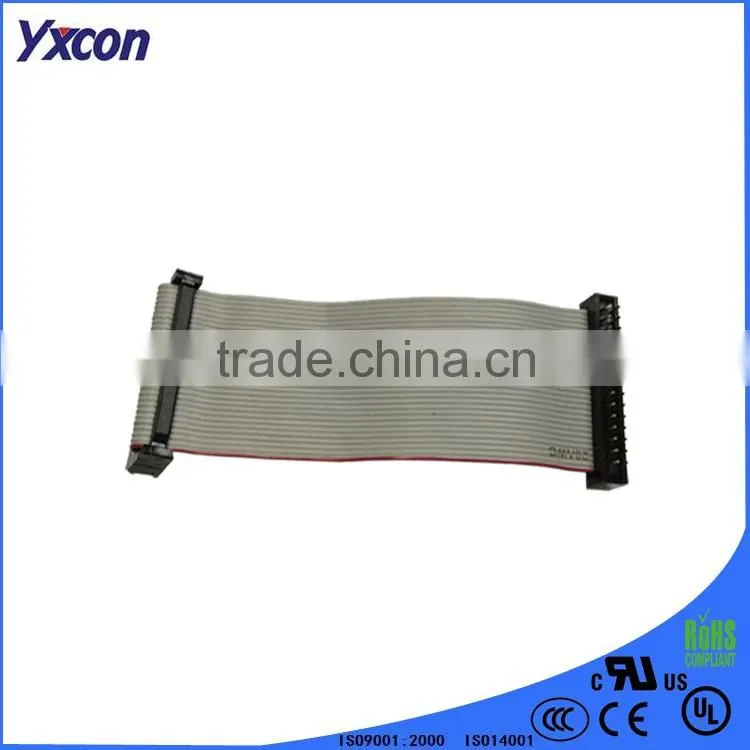 2.54mm pitch black grey IDC sockets flat cable