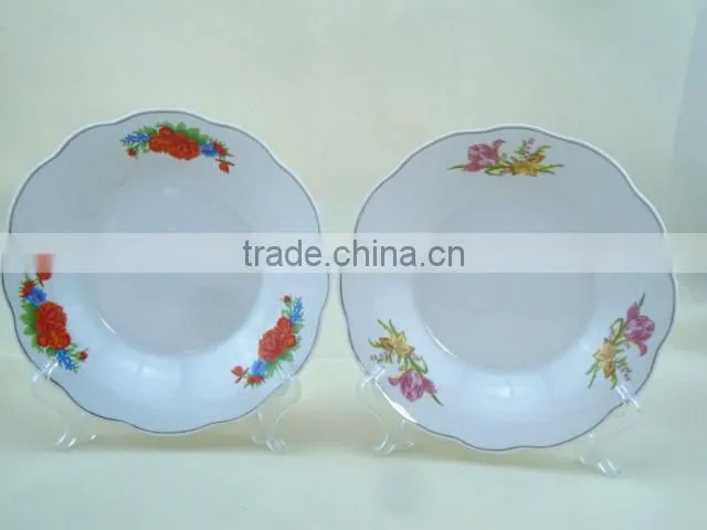 cheap porcelain tableware plate from shandong