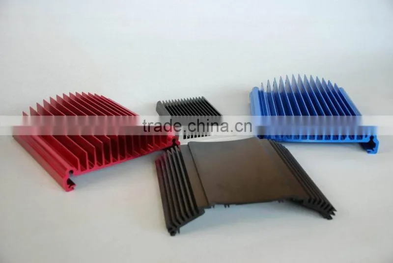 Aluminium extrusion profile Aluminum extrusion profile of advertisement with different surface finish