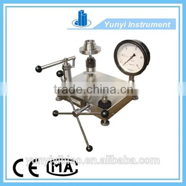 Pressure dead weight tester