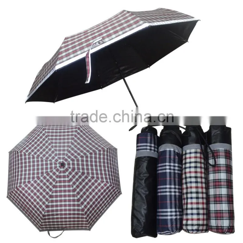 Automatic 3 Fold Mens Travel Retractable Automatic Umbrella