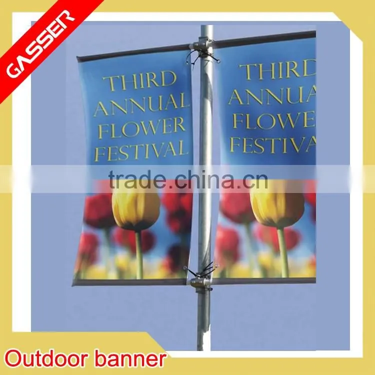 Custom retractable outdoor banner,high quality advertising banner stand