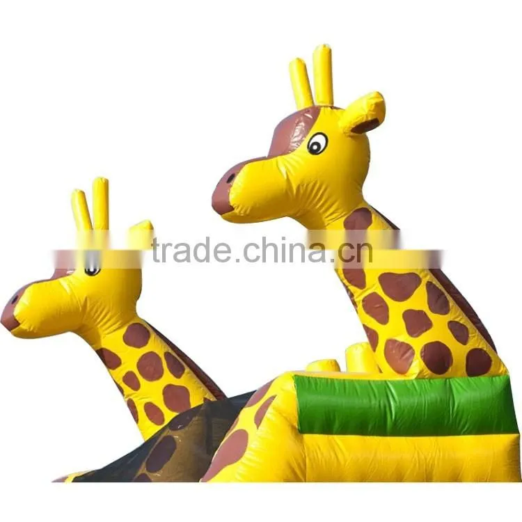 high quality commercial grade sika deer inflatable slide for kids for sale