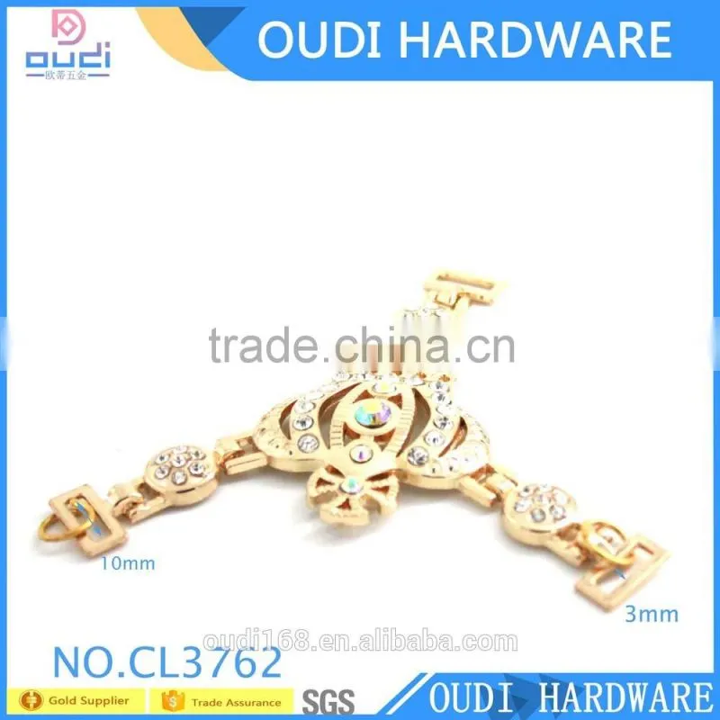 China Wholesale Crown Decorative Metal Shoe Accessory High-Heel Buckles