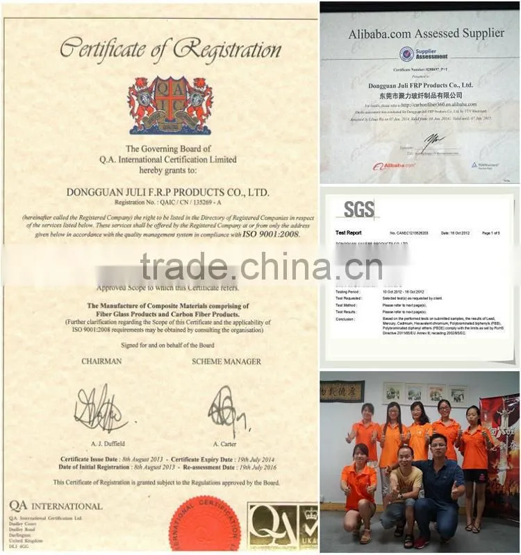 Smooth Surface Treatment High Quality Pultruded Fiberglass Profile