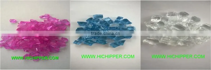 Hi Chipper rose pink fire glass
