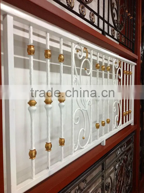 classical wrought iron balcony fence designs