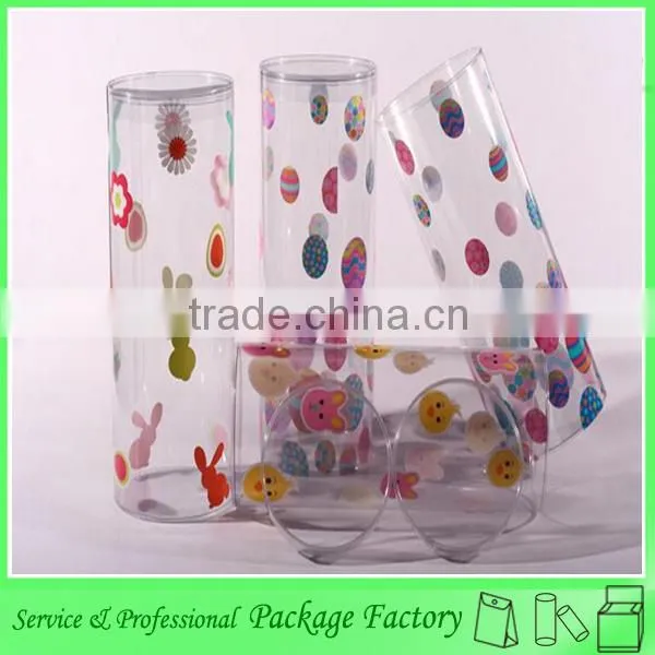 Multifunctional Clear plastic PVC cylinder packaging